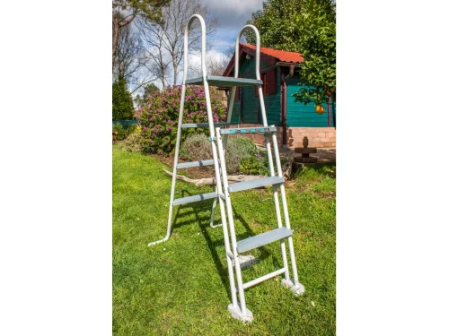 Escalera de seguridad para piscinas elevadas Gre - 2X3 Peldaños
