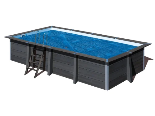 Cubierta isotérmica para piscina composite Gre rectangular