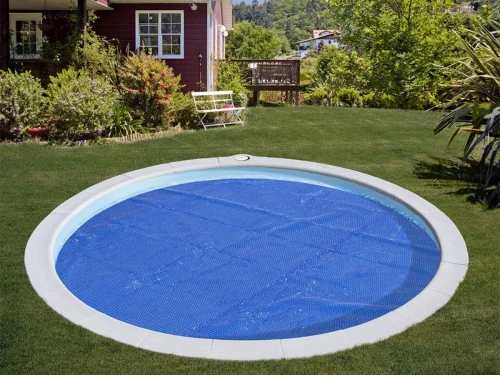 Cubierta isotérmica para piscina enterrada Gre redonda
