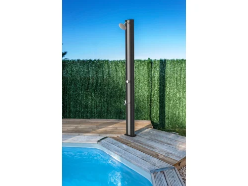 Ducha solar PVC negro 40 litros Gre