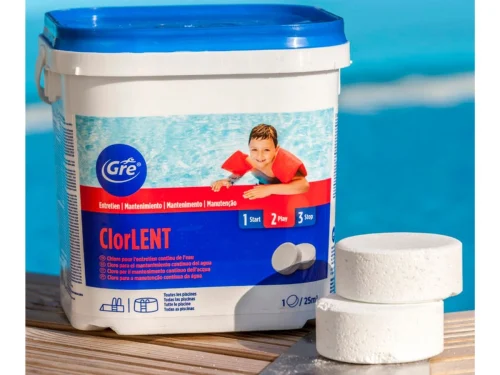 Cloro lento tabletas 250g - 5kg Gre