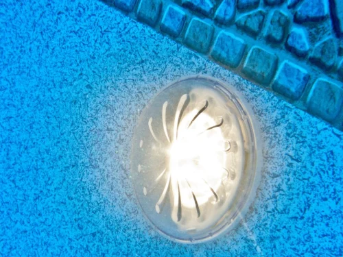 Conjunto 2 proyectores LED para piscinas elevadas Gre