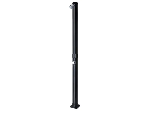 Ducha solar partida PVC negro 20 litros Gre