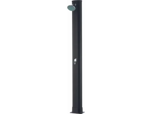 Ducha solar PVC negro 30 litros Gre