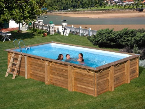 Piscina de madera Gre Sunbay Evora rectangular