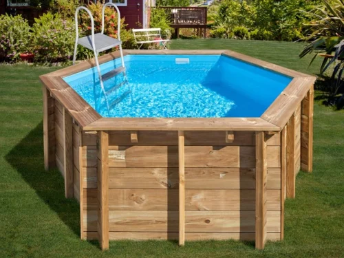 Piscina de madera Gre Sunbay Lili 2 redonda